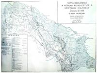 Harta geologica a regiunii nord-estice a Muntilor Gilaului