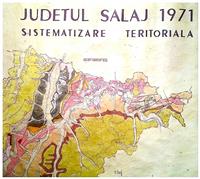 Harta sistematizare teritoriala - jud. Salaj 1971