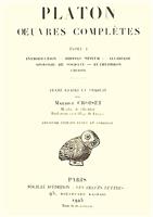 Hippias Mineur - Alcibiade - Apologie de Socrate - Euthyphron - Criton Editie bilingva franceza / greaca veche