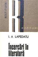 Incercari in literatura