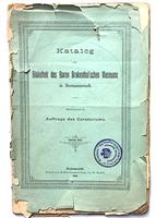 Katalog der Bibliothek des Baron Brukenthal'schen Museums in Hermannstadt, 1898