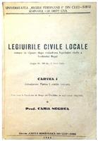 Legiuirile civile locale - cartile funciare