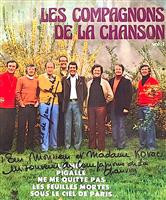   Les Compagnons de la Chanson - disc vinil / vinyl cu dedicatie pentru marele antrenor de fotbal Pisti Kovacs