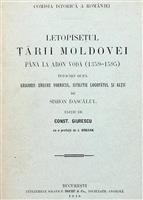 Letopisetul Tarii Moldovei pana la Aron Voda (1359 - 1595)