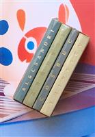 Lot 4 volume de poezii format liliput pe hartie de tigarete