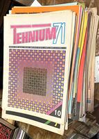 Lot 70 numere revista Tehnium 1971-1987