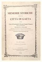 Memorie storiche della citta di Gaeta