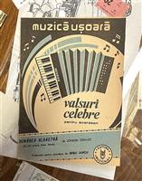 Muzica usoara. Valsuri celebre pentru acordeon. Dunarea albastra. Johann Strauss, Editura Muzicala