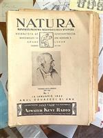 Natura. Revista pentru raspandirea stiintei 1926, 1927, 1928, 1932 serii complete