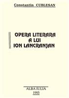 Opera literara a lui Ion Lancranjan