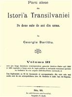 Parti alese din istoria Transilvaniei pe doue sute de ani din urma