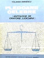 Pledoarii celebre (antologie de oratorie judiciara)