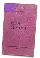Poemele luminii, 1919, prima editie, debut