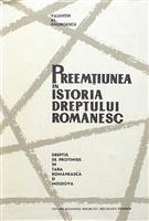 Preemtiunea in istoria dreptului romanesc. Dreptul de protimisis in Tara Romaneasca