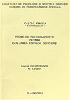 Probe de psihodiagnostic pentru evaluarea copiilor deficienti