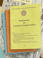 Regulamente ale Camerelor Notarilor Publici, 2013
