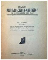Revista muzeului geologic-mineralogic Universitatea Cluj vol. 4 nr. 2 / 1934