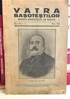 Revista Vatra Basotestilor anul 1 nr. 1-2, mai 1938