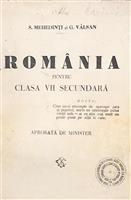 Romania pentru clasa VII secundara