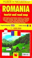 Romania - tourist and road map - harta turistica si rutiera