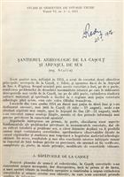 Santierul arheologic de la Casolt si Arpasul de Sus