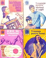 Set 4 carti pentru tricotaj