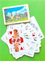 Set carti vechi de joc poker, 1972