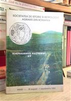 Societatea de Istorie si retrologie agrara din Romania, Simpozionul National XV, Arad, 1995