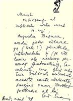 Surprinzatoare dedicatie pentru Augustin Buzura
