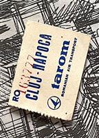 Tarom vintage baggage identification tag