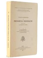 Theorie mathematique des phenomenes thermiques produits par la radiation solaire, 1920