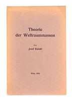 Theory of Space Dimensions / Theorie der Weltraummassen, Wien, 1934 [The Expanding Earth Theory] Rare