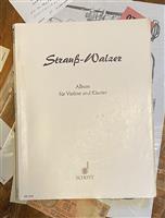 Valsuri. Album pentru vioara si pian. Partitura muzicala