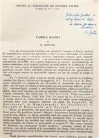 Vamile Daciei [cu dedicatia si semnatura autorului]